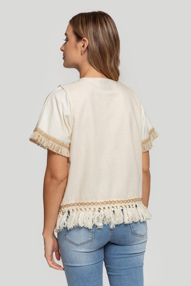 ARMONIAS FRINGE VEST