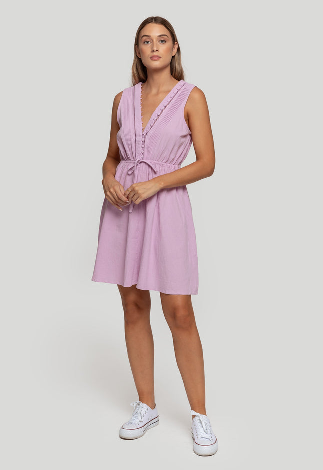VESTIDO ARMONIAS BOTONES