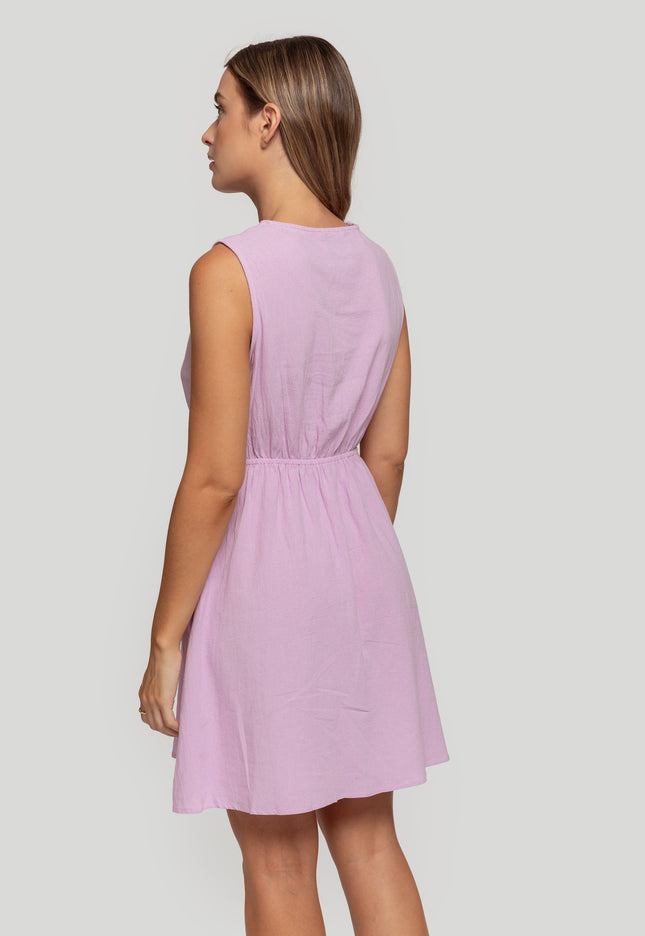 VESTIDO ARMONIAS BOTONES