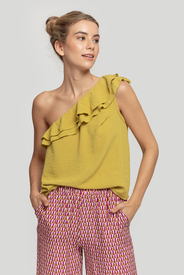 BLUSA MASSIMA GRAZIA VOLANTE