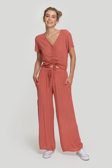 MASSIMA GRAZIA PLUMETIS TROUSERS