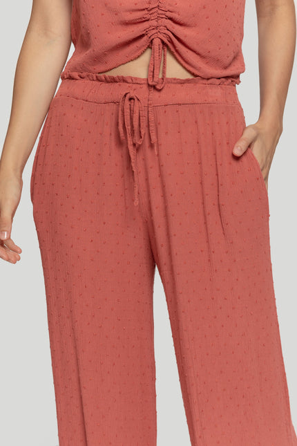 MASSIMA GRAZIA PLUMETIS TROUSERS