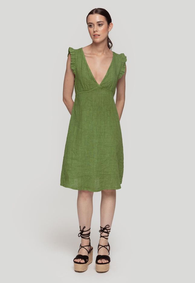 VESTIDO ARMONIAS LINO
