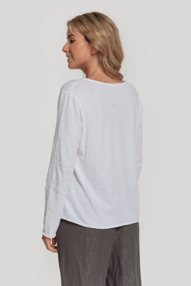 MASSIMA GRAZIA T-SHIRT WITH BUTTONS