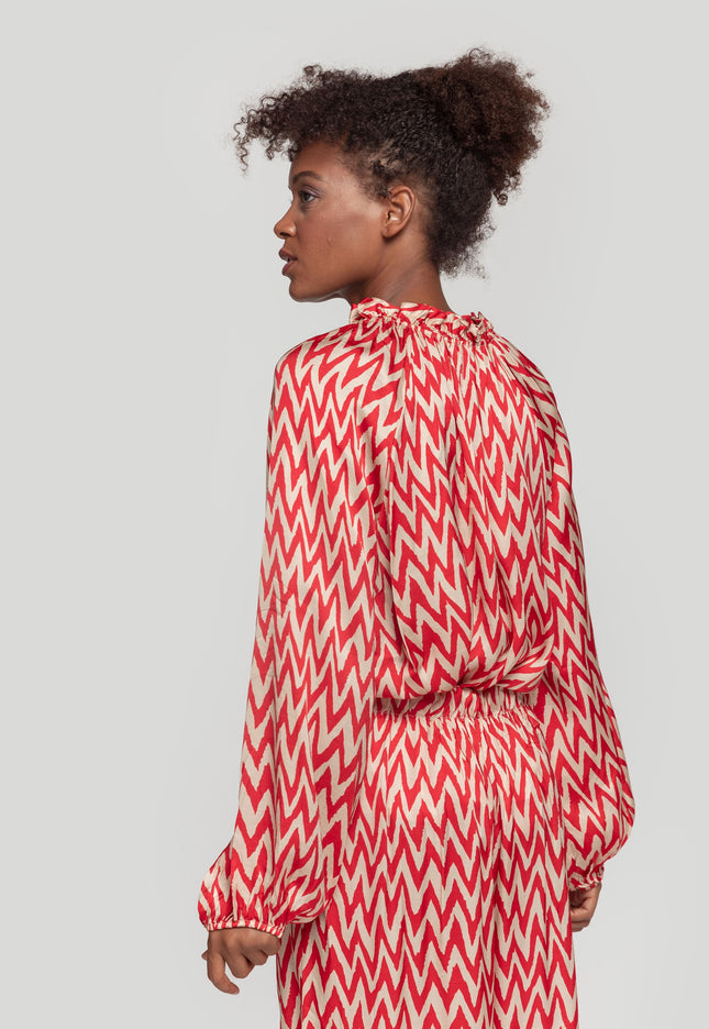 MASSIMA GRAZIA SATÉN BLOUSE