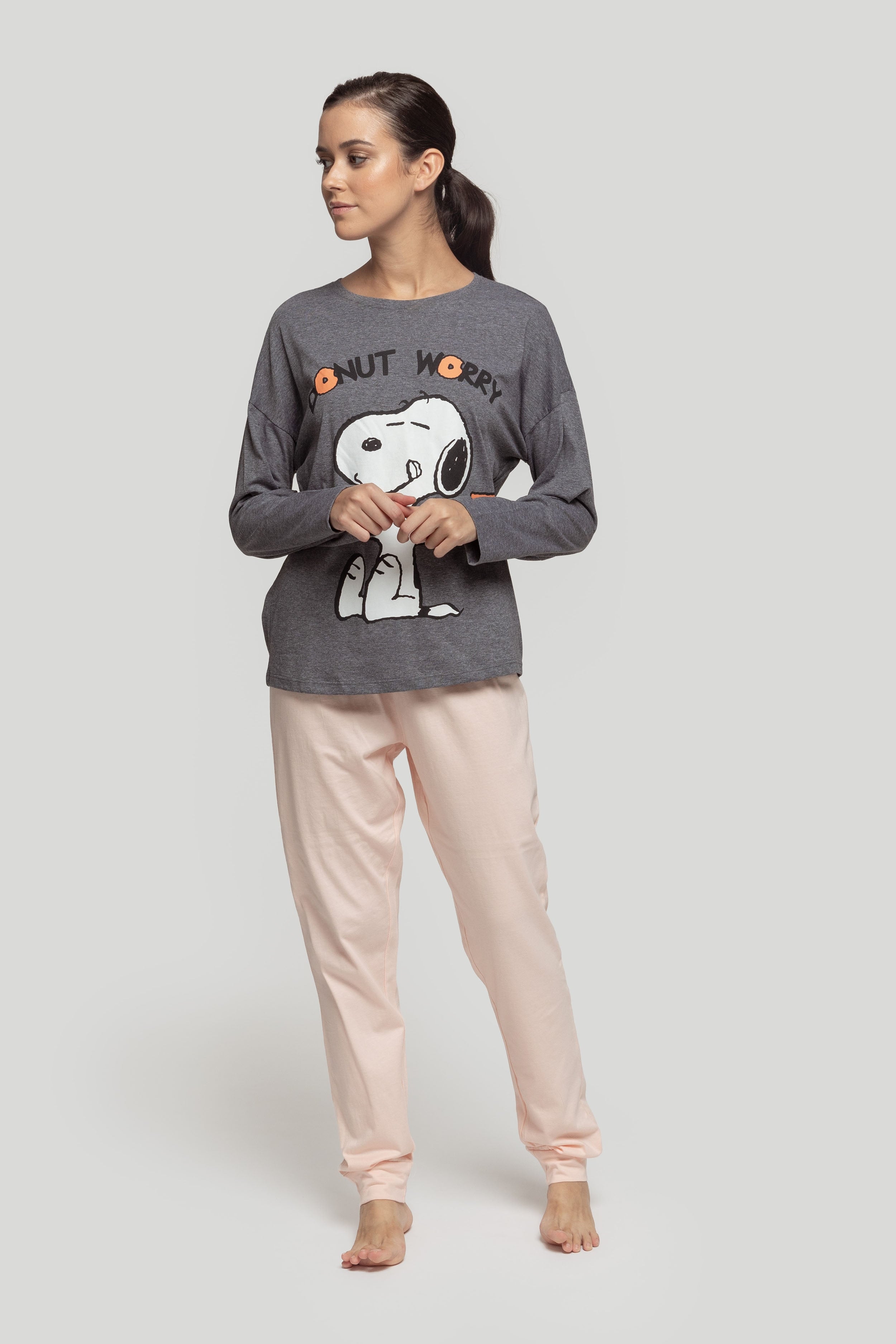 Ropa Pijamas De Snoopy Para Niñas Nightwear Pijamas Niña