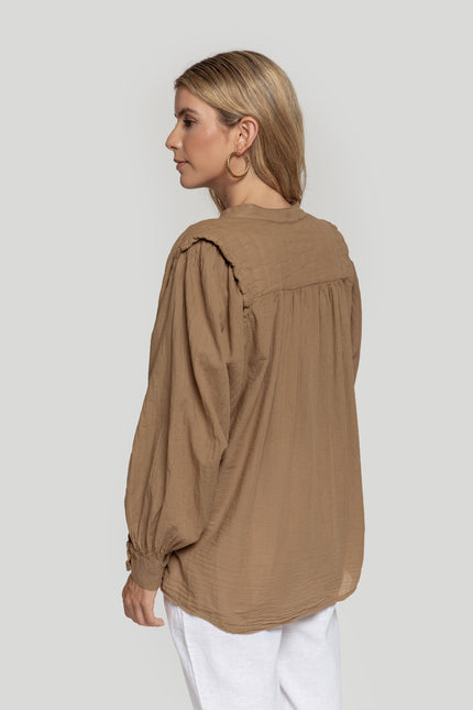 BLUSA MASSIMA GRAZIA CUELLO