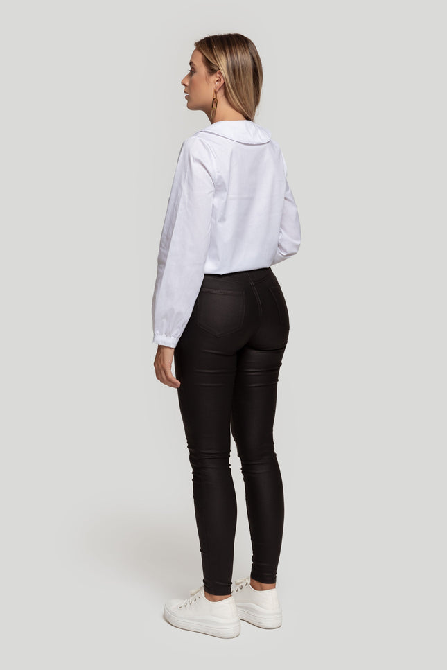 LAULIA FAUX LEATHER PANTS