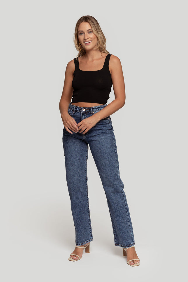 JEANS LAULIA COMPRIMENTO REGULAR