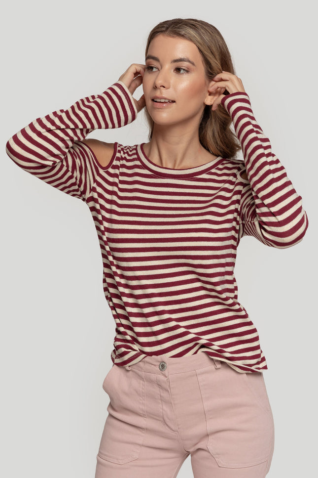 MASSIMA GRAZIA STRIPED T-SHIRT