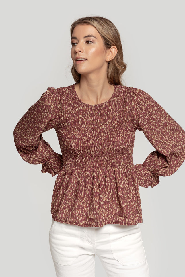 MASSIMA GRAZIA PANEL BLOUSE