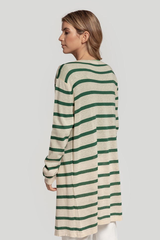 MASSIMA GRAZIA STRIPED CARDIGAN