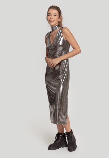 VESTIDO MASSIMA GRAZIA METALIZADO