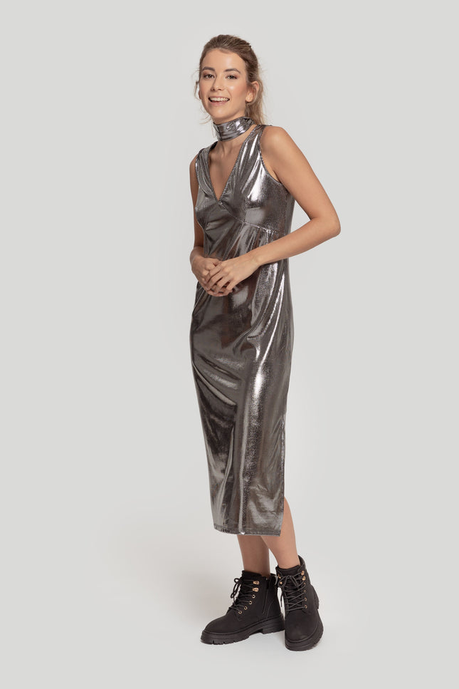 MASSIMA GRAZIA METALLIC DRESS