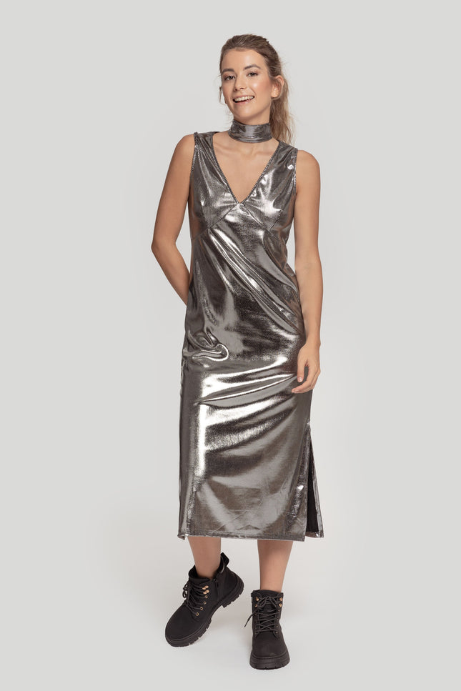 MASSIMA GRAZIA METALLIC DRESS