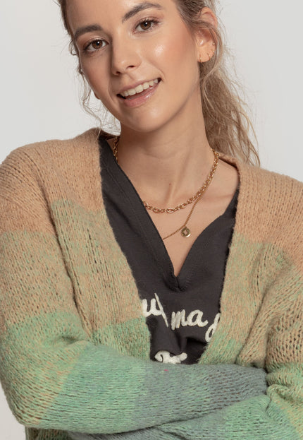 CARDIGAN MASSIMA GRAZIA BICOLORE