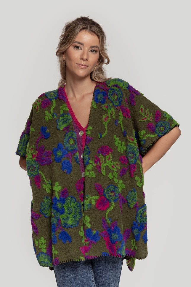 PONCHO MASSIMA GRAZIA WOOL