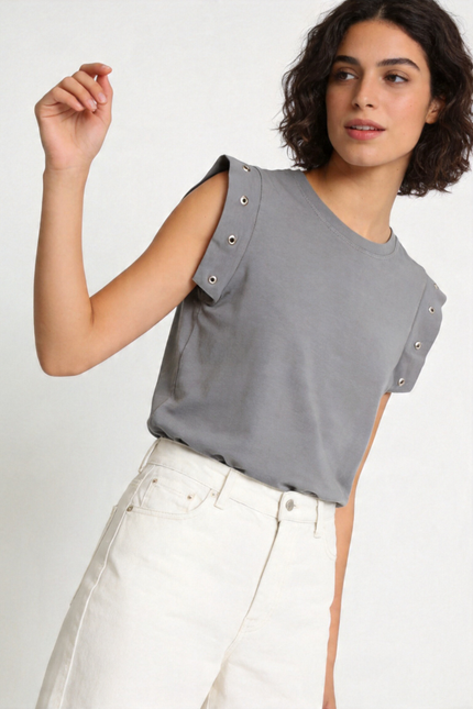 CAMISETA ARMONIAS TEEN TACHUELAS