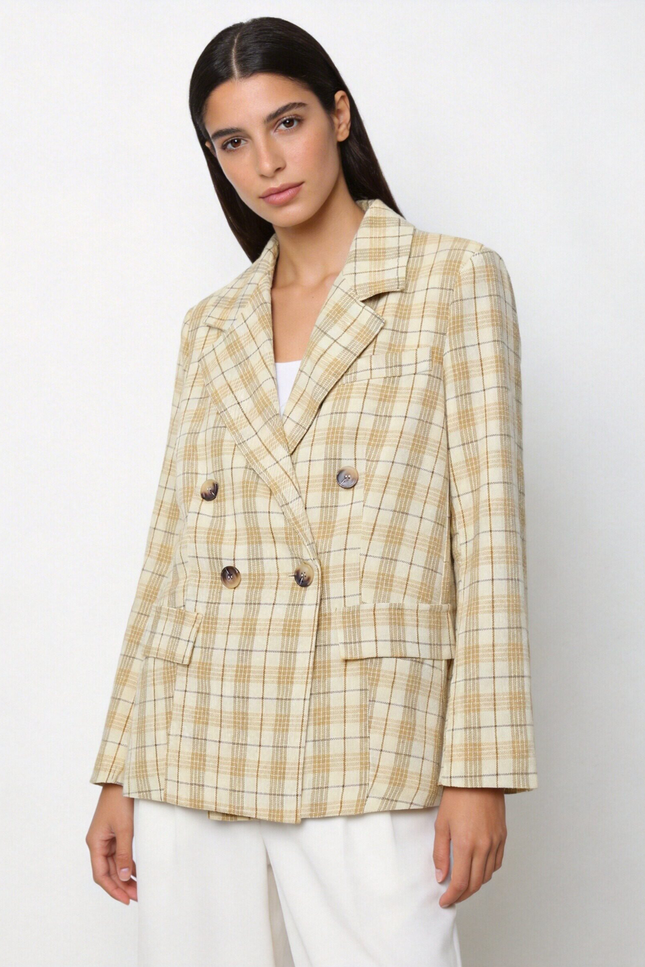 CHAQUETA ARMONIAS CUADROS