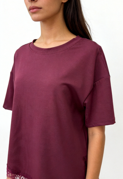 CAMISETA ARMONIAS ENCAJE
