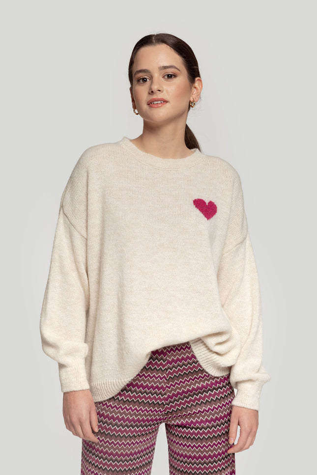 PULL COEUR MASSIMA GRAZIA