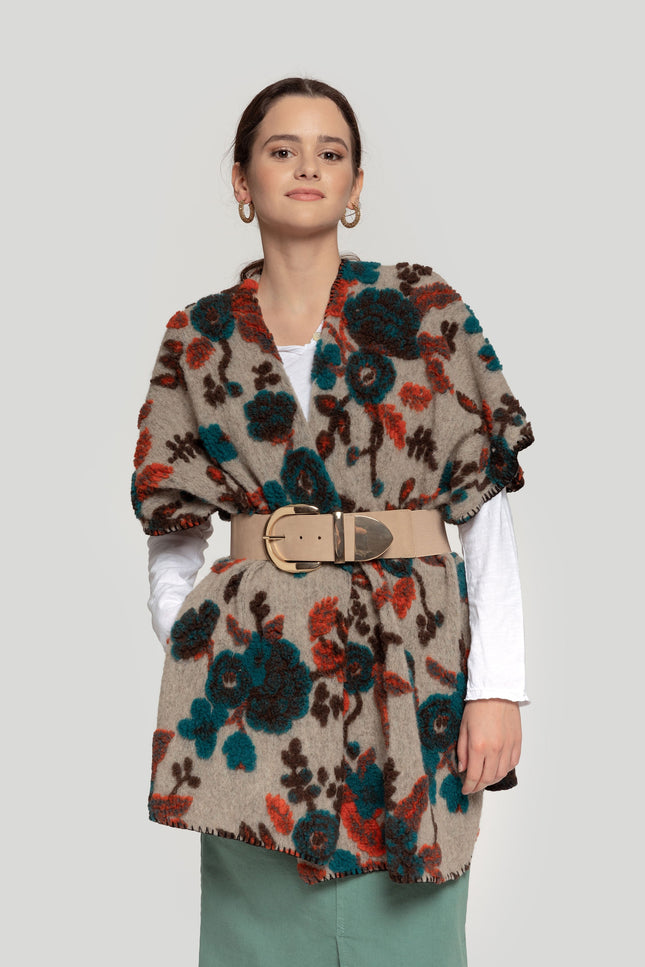 PONCHO MASSIMA GRAZIA WOOL