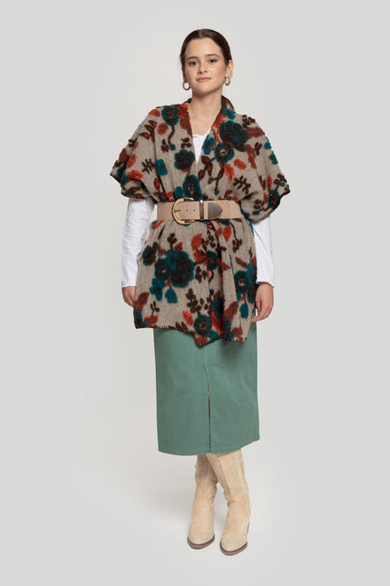 PONCHO MASSIMA GRAZIA LAINE