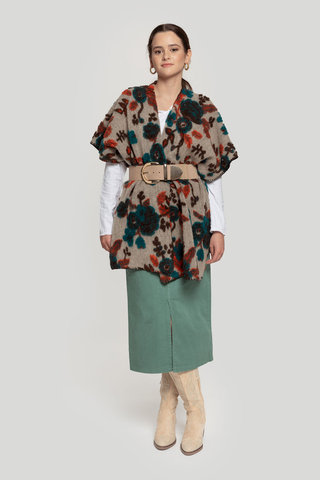 PONCHO MASSIMA GRAZIA WOOL