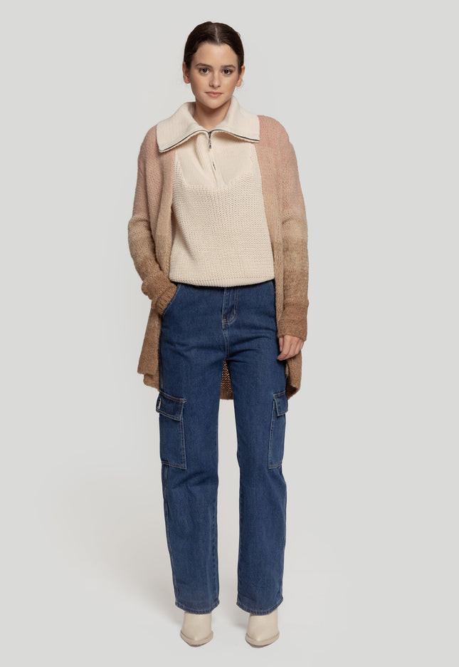 CARDIGAN MASSIMA GRAZIA BICOLORE