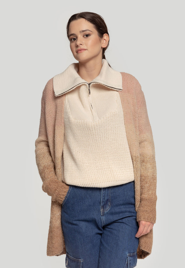 CARDIGAN MASSIMA GRAZIA BICOLORE