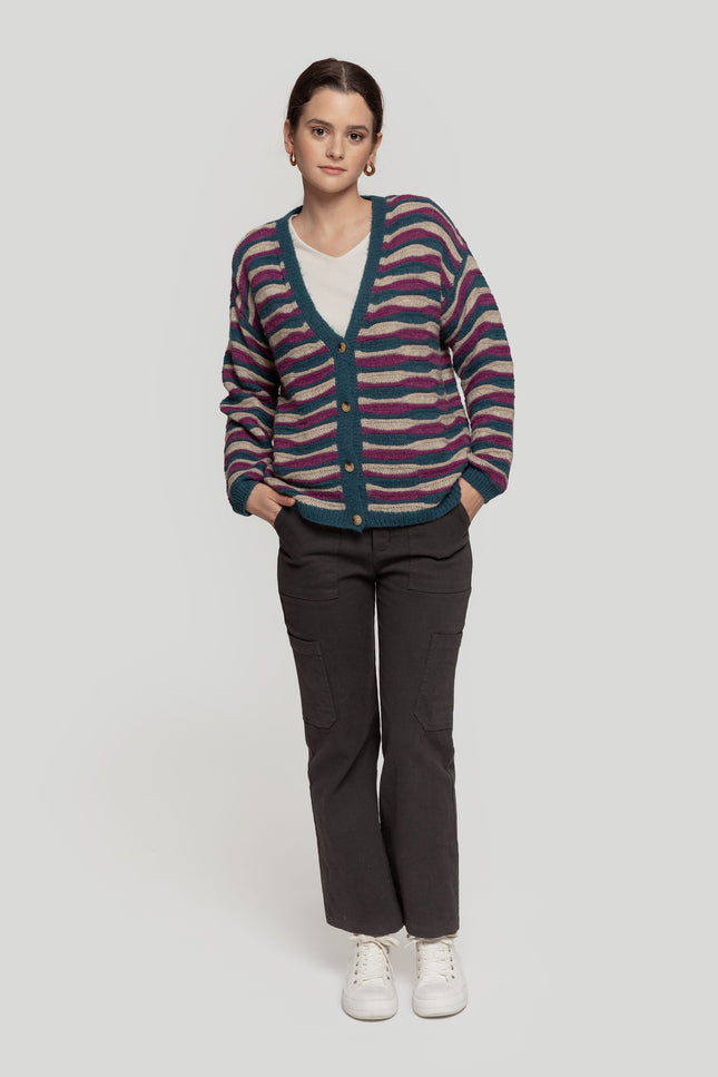 CARDIGAN MASSIMA GRAZIA ESTAMPADO