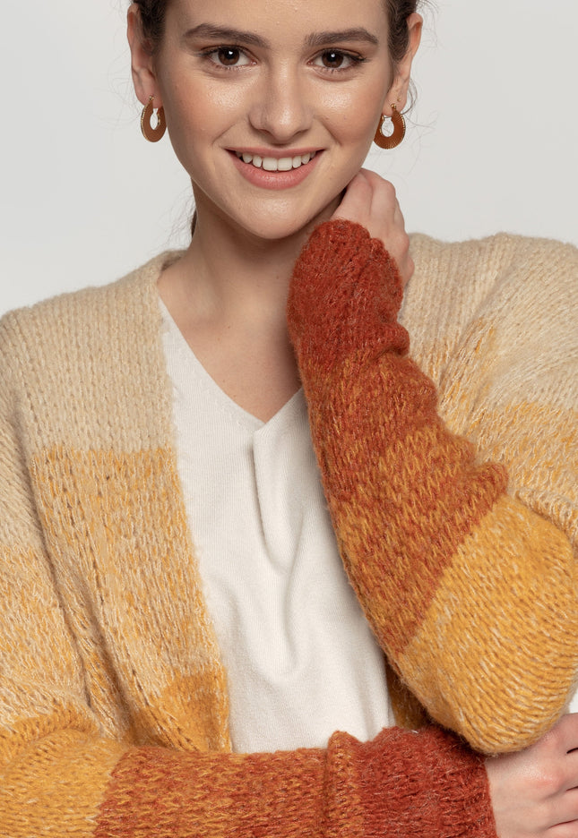 CARDIGAN MASSIMA GRAZIA BICOLORE