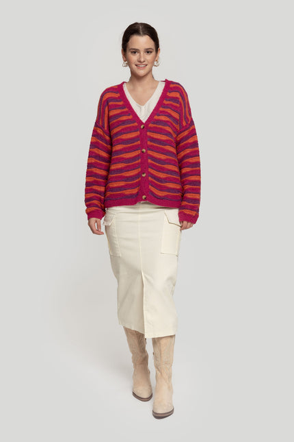 CARDIGAN MASSIMA GRAZIA ESTAMPADO