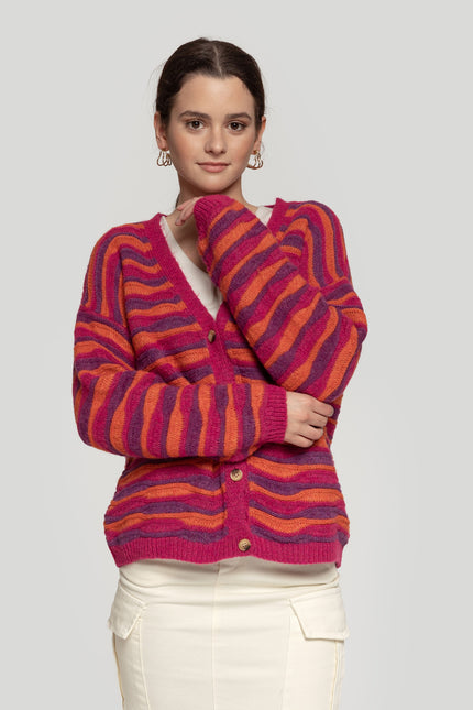 CARDIGAN MASSIMA GRAZIA ESTAMPADO