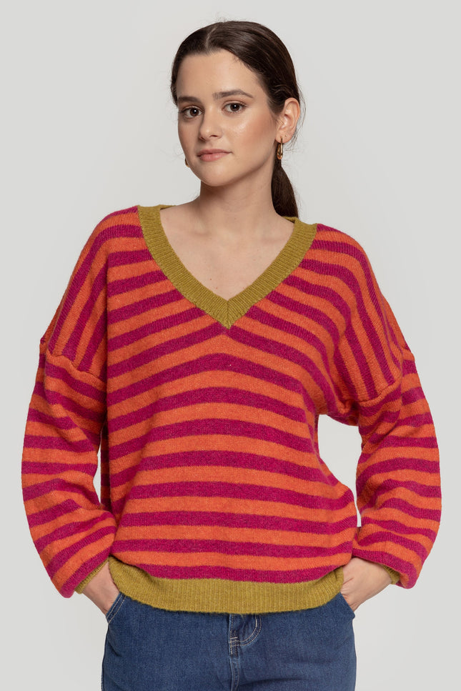 MASSIMA GRAZIA STRIPED JERSEY