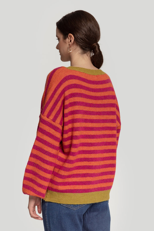 MASSIMA GRAZIA STRIPED JERSEY