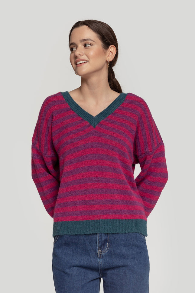 MASSIMA GRAZIA STRIPED JERSEY