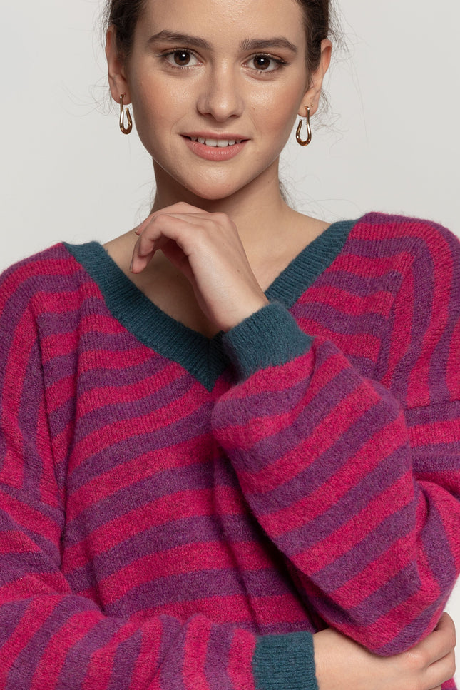 MASSIMA GRAZIA STRIPED JERSEY