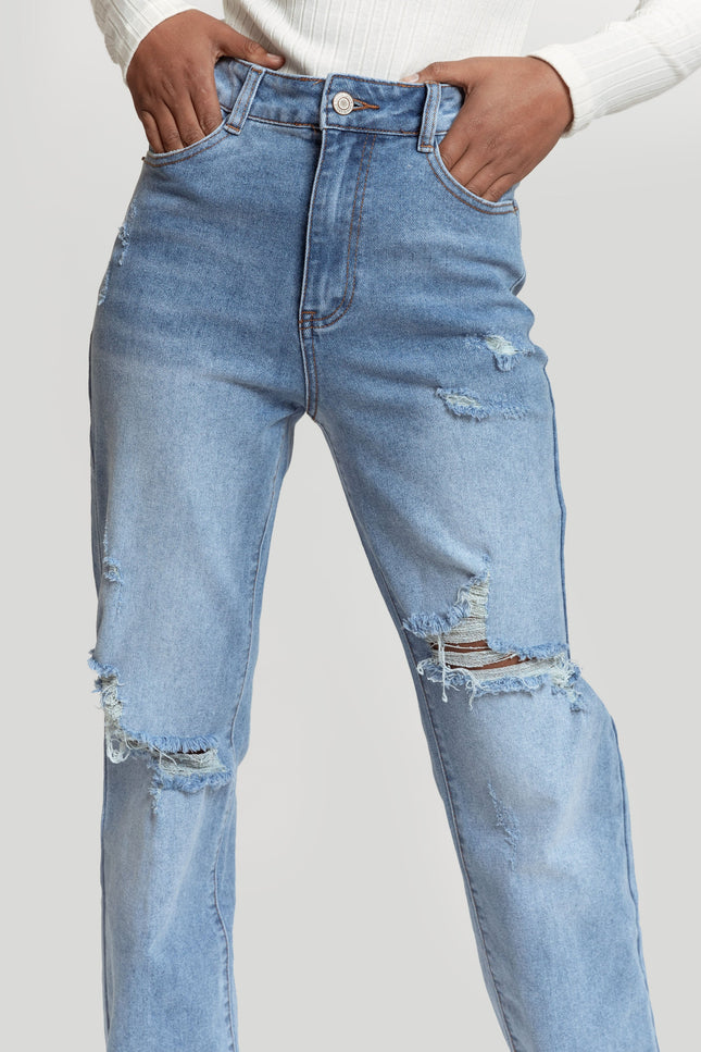 JEANS LAULIA STRAIGHT STRETCH