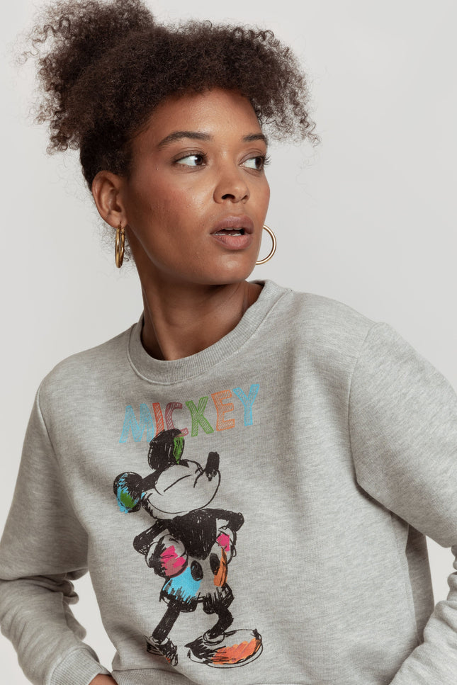 MICKEY CROPPED SWEATSHIRT