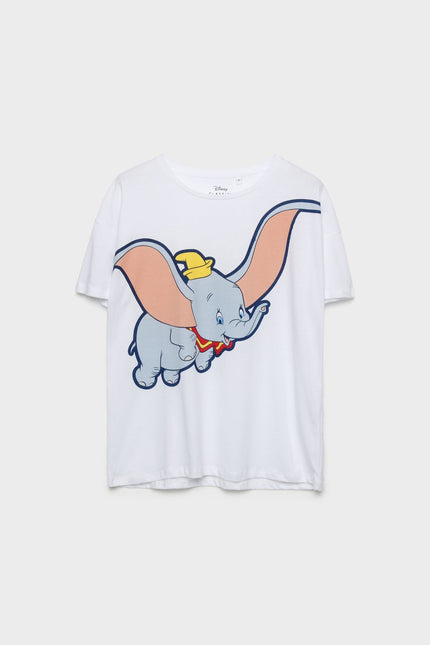 T-SHIRT COM ESTAMPA DUMBO