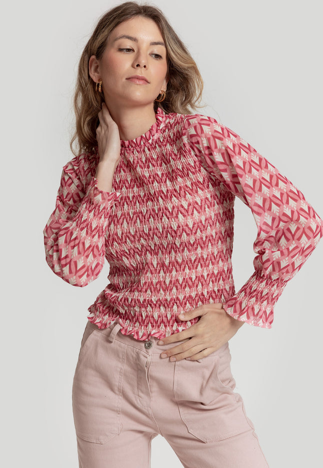 BLOUSE MASSIMA GRAZIA FRUNCE