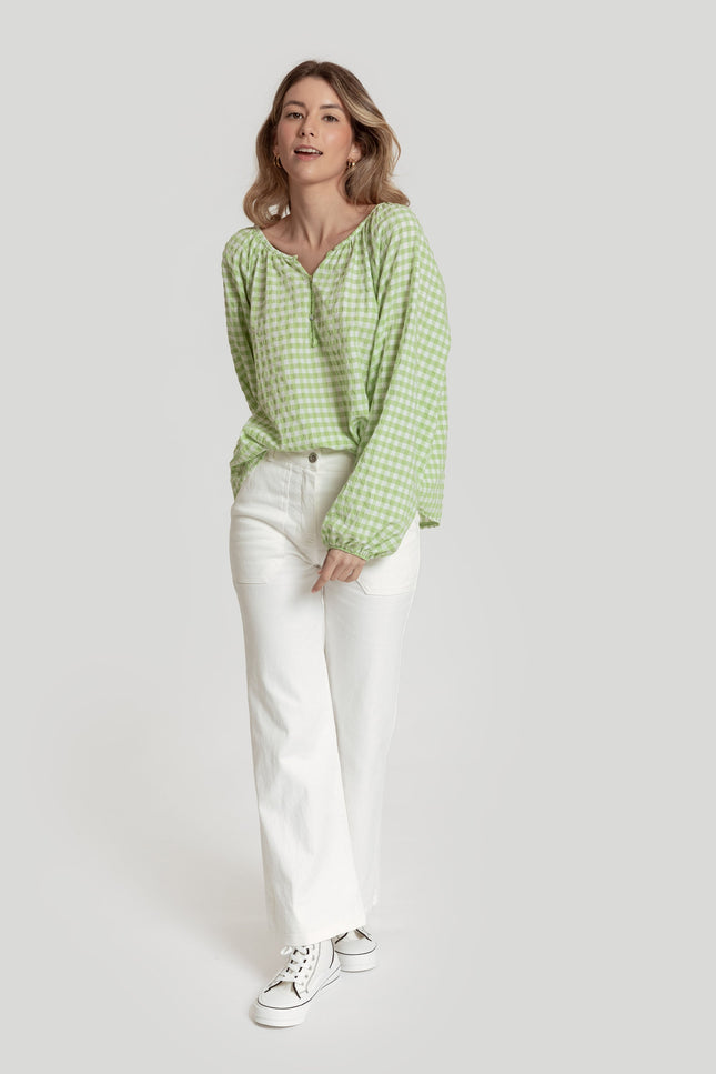 MASSIMA GRAZIA VICHY BLOUSE