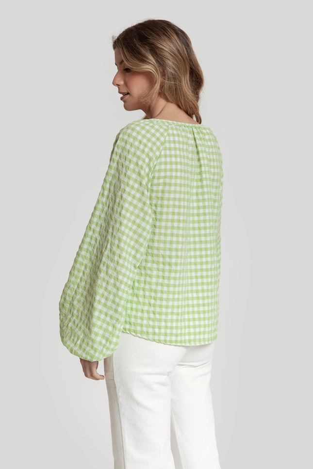 MASSIMA GRAZIA VICHY BLOUSE