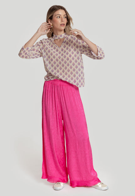 PANTALON À FRANGES MASSIMA GRAZIA