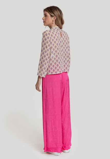 PANTALON À FRANGES MASSIMA GRAZIA