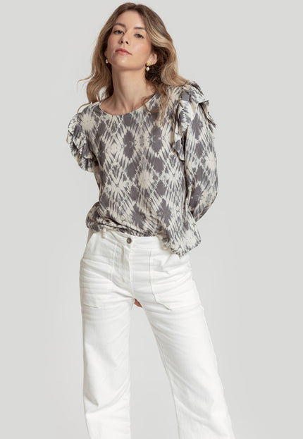 BLUSA MASSIMA GRAZIA PRINTED