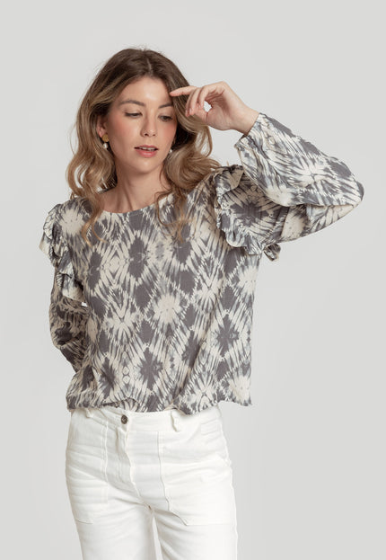 BLUSA MASSIMA GRAZIA PRINTED