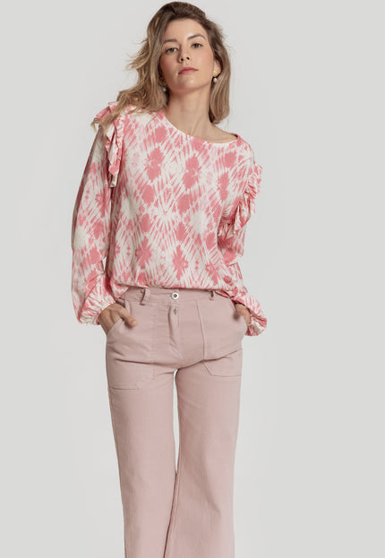BLUSA MASSIMA GRAZIA PRINTED