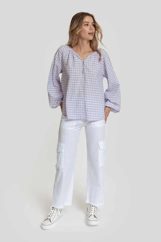 MASSIMA GRAZIA VICHY BLOUSE